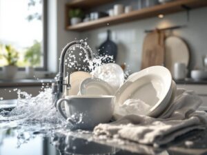 Lavavajillas: Eliminando restos blancos en vasos