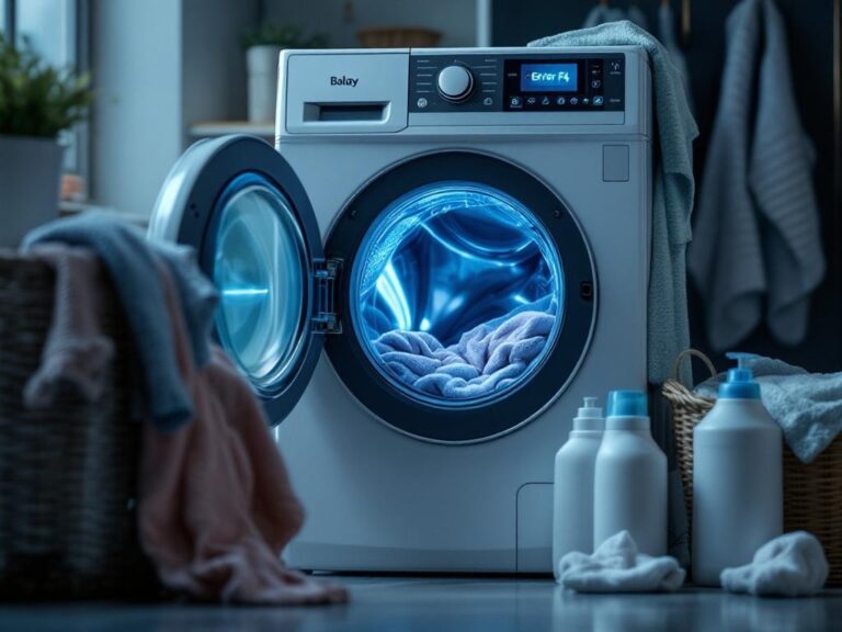 Soluciones al Error F4 en Lavadora Balay